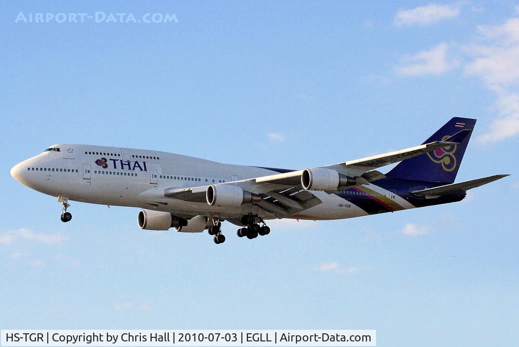 HS-TGR, 1995 Boeing 747-4D7 C/N 27723, Thai Airways International