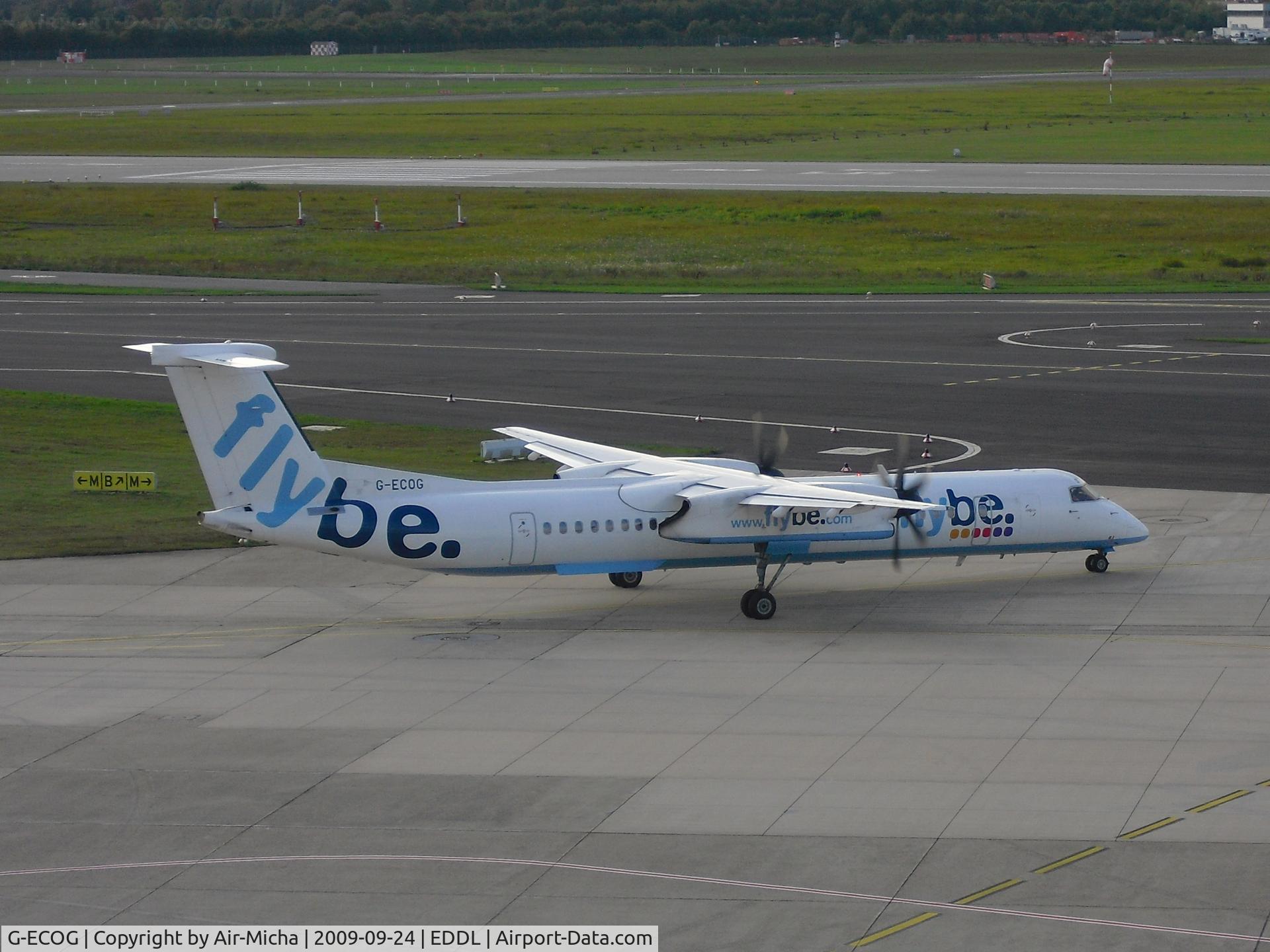 G-ECOG, 2008 De Havilland Canada DHC-8-402Q Dash 8 C/N 4220, flybe, De Havilland Canada DHC-8-402Q Dash 8, CN: 4220