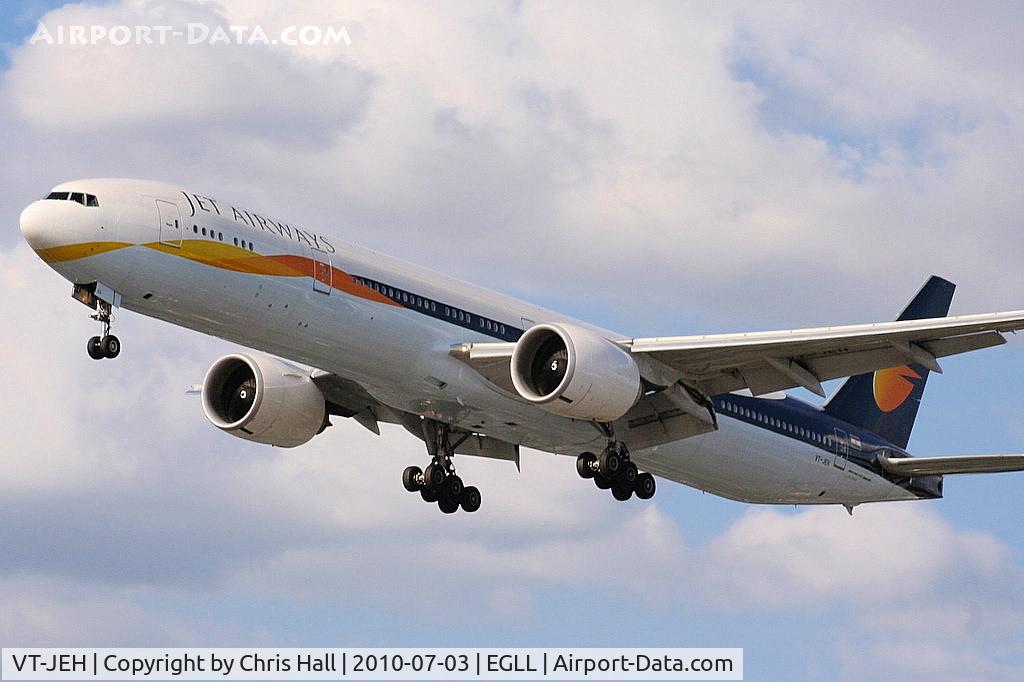VT-JEH, 2007 Boeing 777-35R/ER C/N 35166, Jet Airways