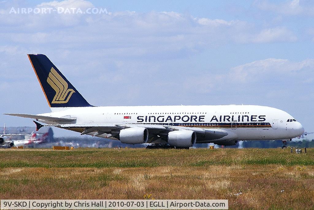 9V-SKD, 2008 Airbus A380-841 C/N 008, Singapore Airlines