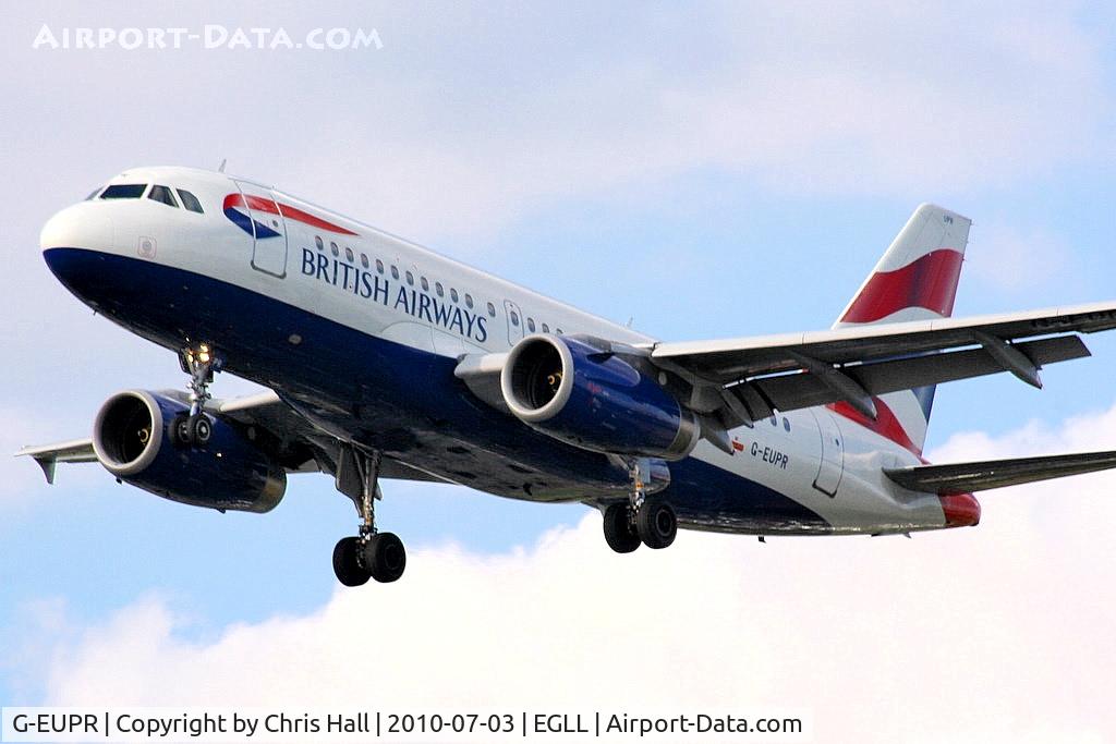 G-EUPR, 2000 Airbus A319-131 C/N 1329, British Airways