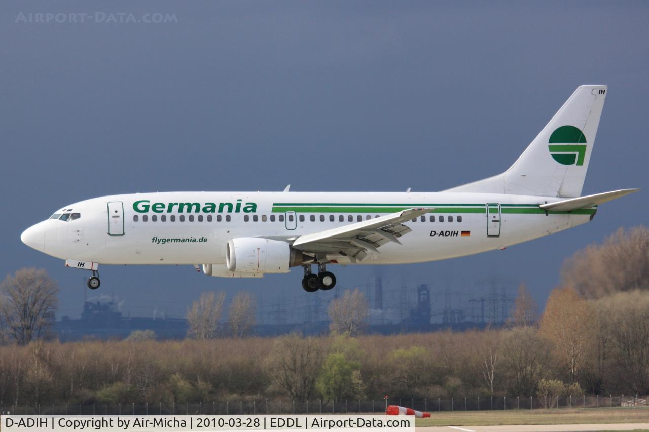 D-ADIH, 1988 Boeing 737-3Y0 C/N 23921, Germania, Boeing 737-3Y0, CN: 23921/1513