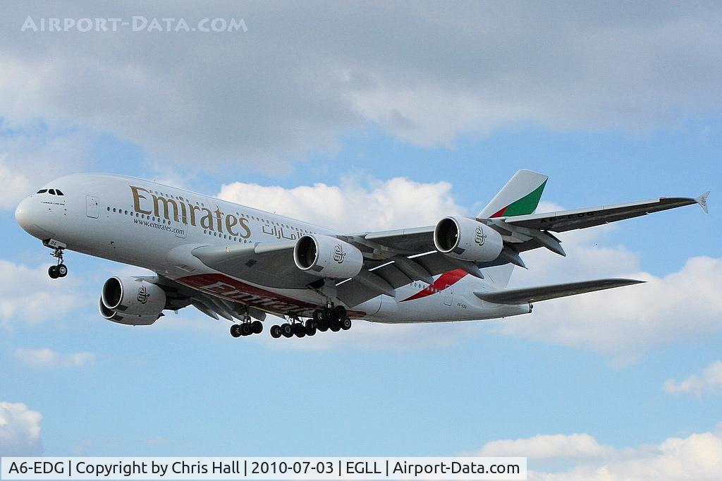 A6-EDG, 2009 Airbus A380-861 C/N 023, Emirates