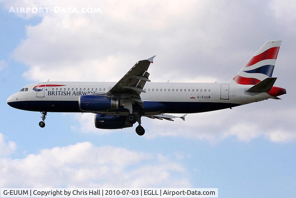 G-EUUM, 2002 Airbus A320-232 C/N 1907, British Airways