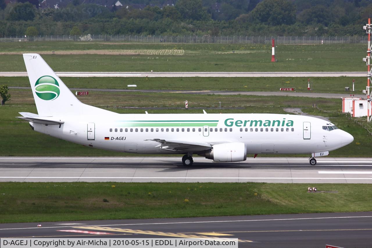 D-AGEJ, 1988 Boeing 737-3L9 C/N 24221, Germania, Boeing 737-3L9, CN: 24221/1604