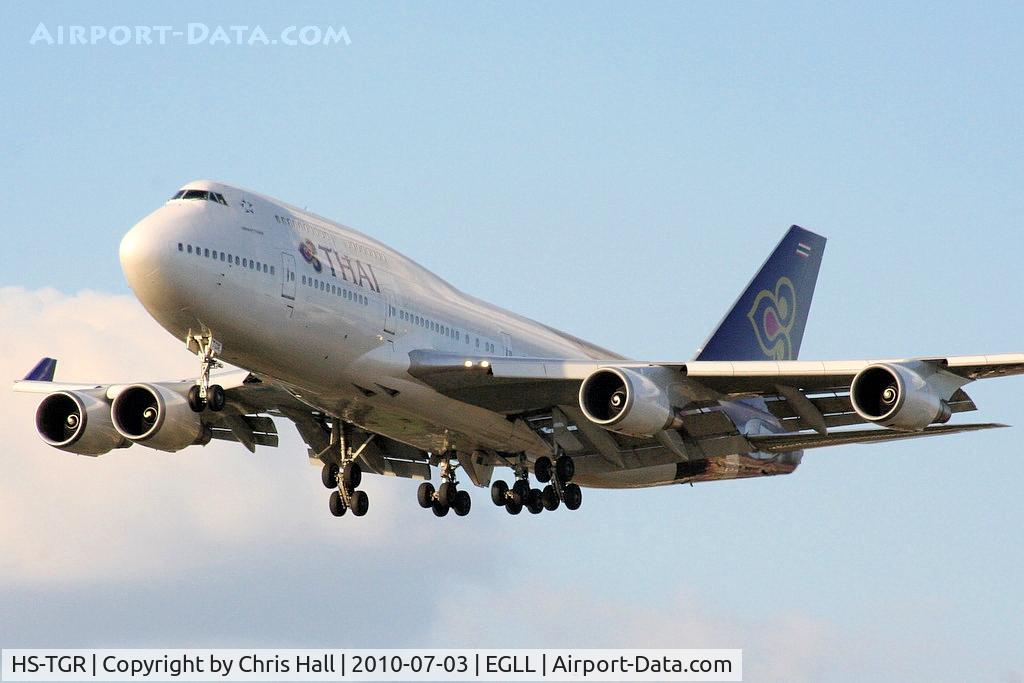 HS-TGR, 1995 Boeing 747-4D7 C/N 27723, Thai Airways International