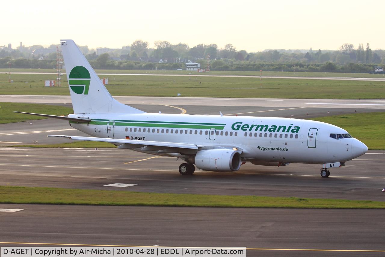 D-AGET, 1998 Boeing 737-75B C/N 28109, Germania, Boeing 737-75B, CN: 28109/31