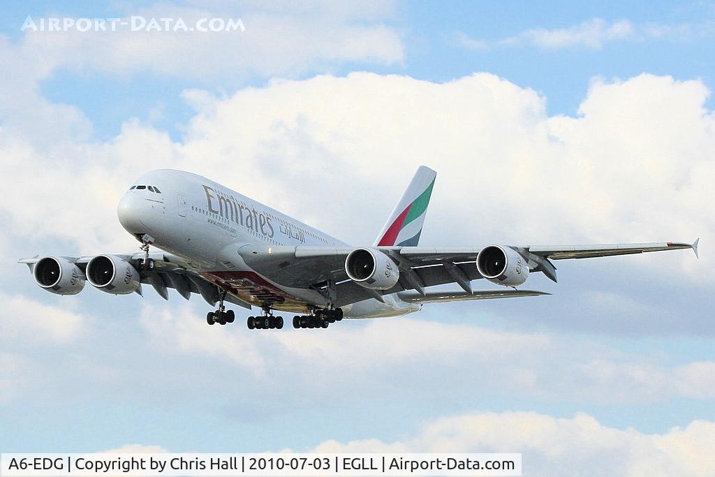 A6-EDG, 2009 Airbus A380-861 C/N 023, Emirates
