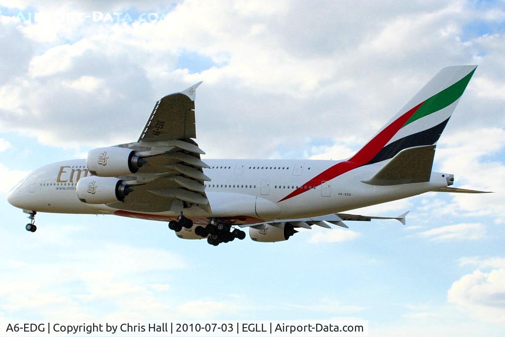 A6-EDG, 2009 Airbus A380-861 C/N 023, Emirates