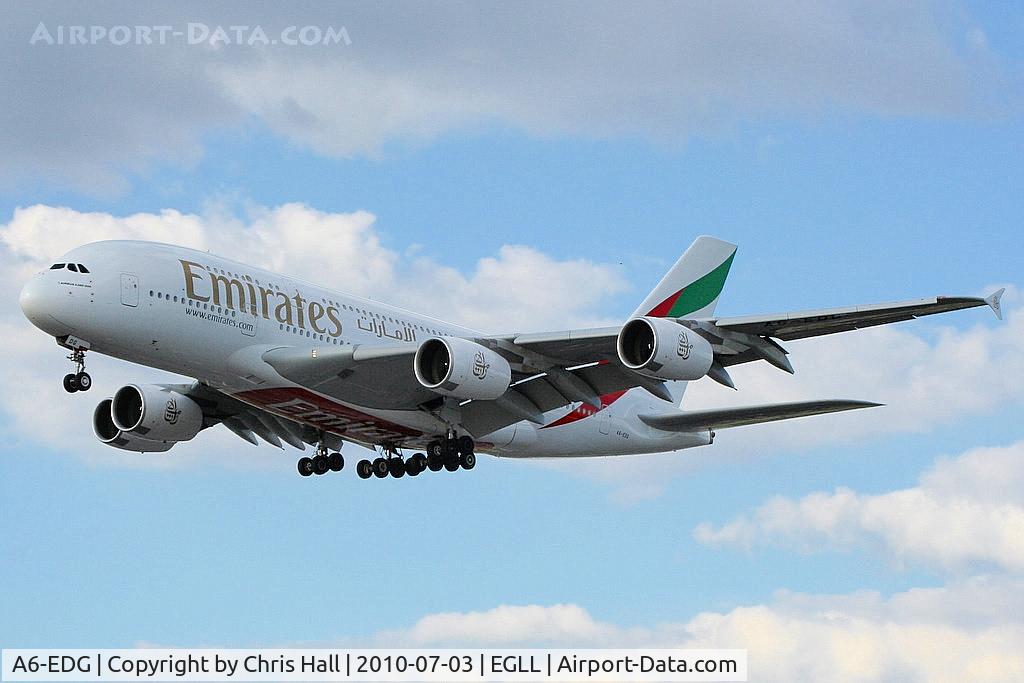 A6-EDG, 2009 Airbus A380-861 C/N 023, Emirates