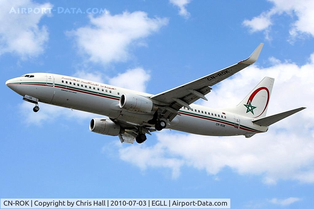 CN-ROK, 2006 Boeing 737-8B6 C/N 33064, Royal Air Maroc