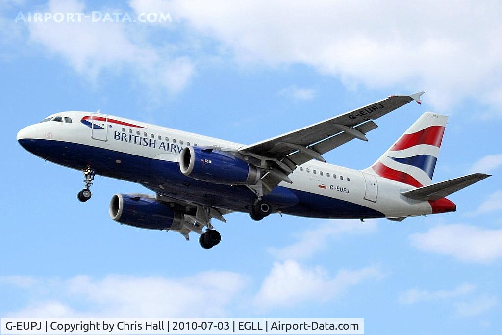 G-EUPJ, 2000 Airbus A319-131 C/N 1232, British Airways