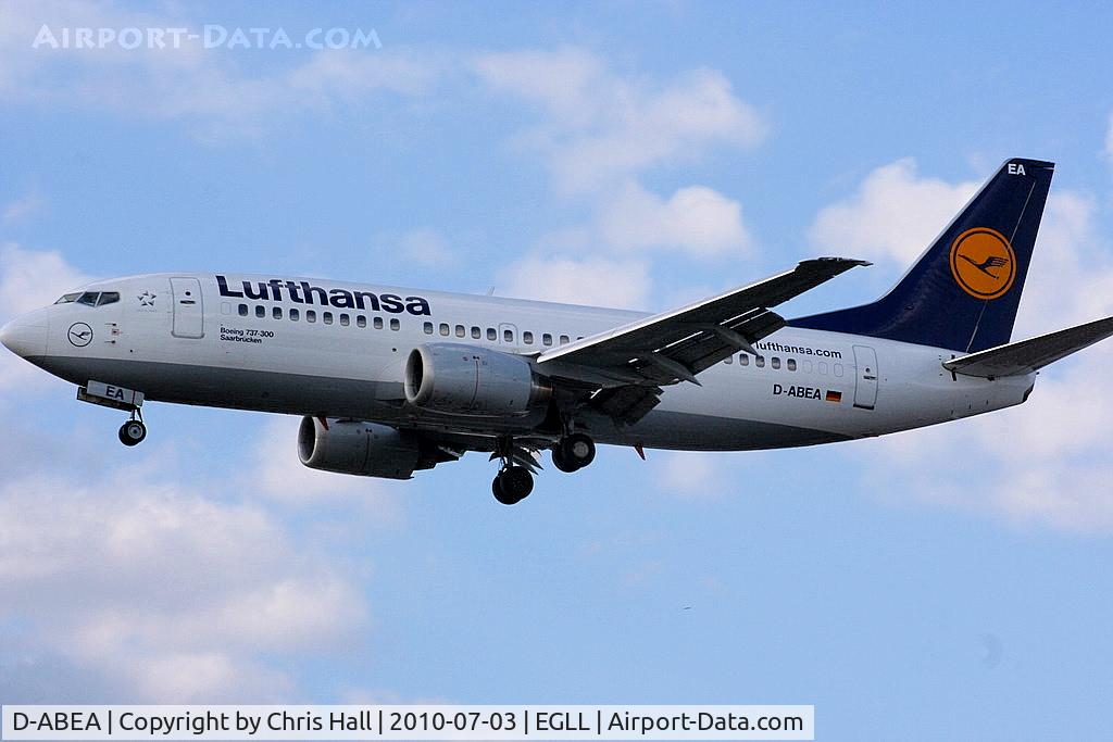 D-ABEA, 1990 Boeing 737-330 C/N 24565, Lufthansa