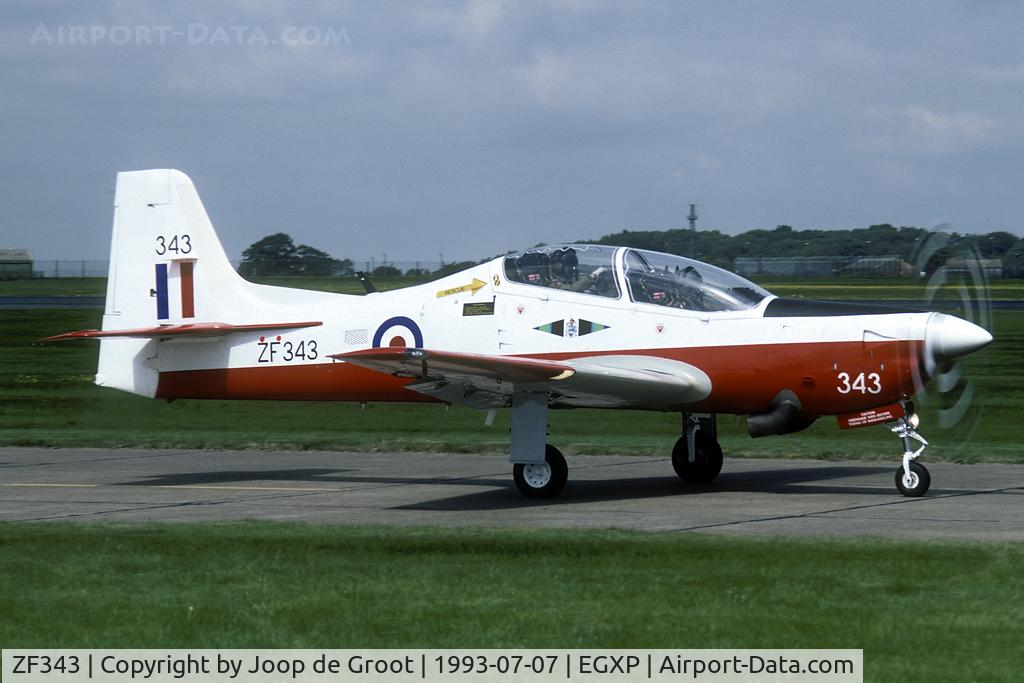 ZF343, 1991 Short S-312 Tucano T1 C/N S107/T78, The Tucano was short lived with the Central Flying School.