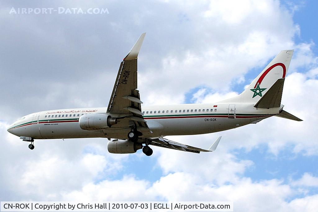 CN-ROK, 2006 Boeing 737-8B6 C/N 33064, Royal Air Maroc