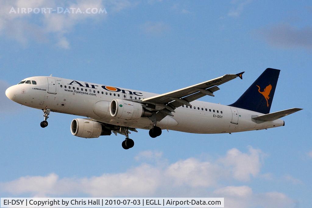 EI-DSY, 2008 Airbus A320-216 C/N 3666, Air One Airbus A320-216