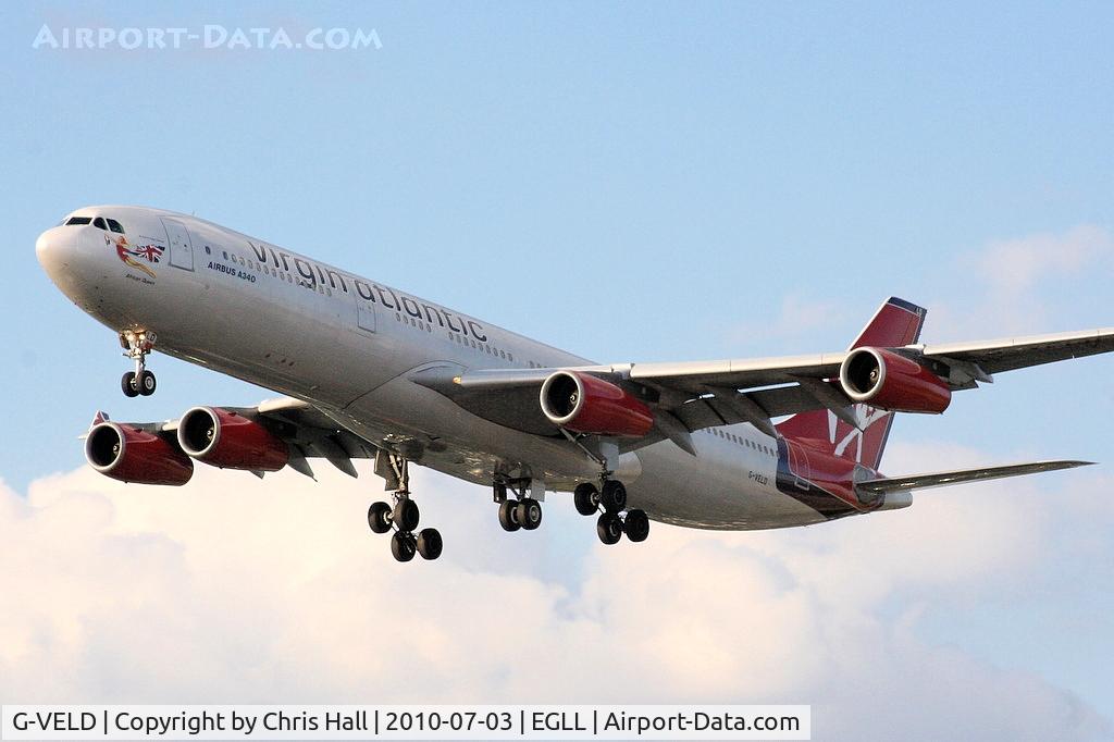 G-VELD, 1998 Airbus A340-313X C/N 214, Virgin Atlantic Airways