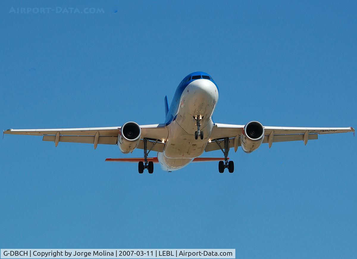 G-DBCH, 2006 Airbus A319-131 C/N 2697, On final to RWY 25R.
