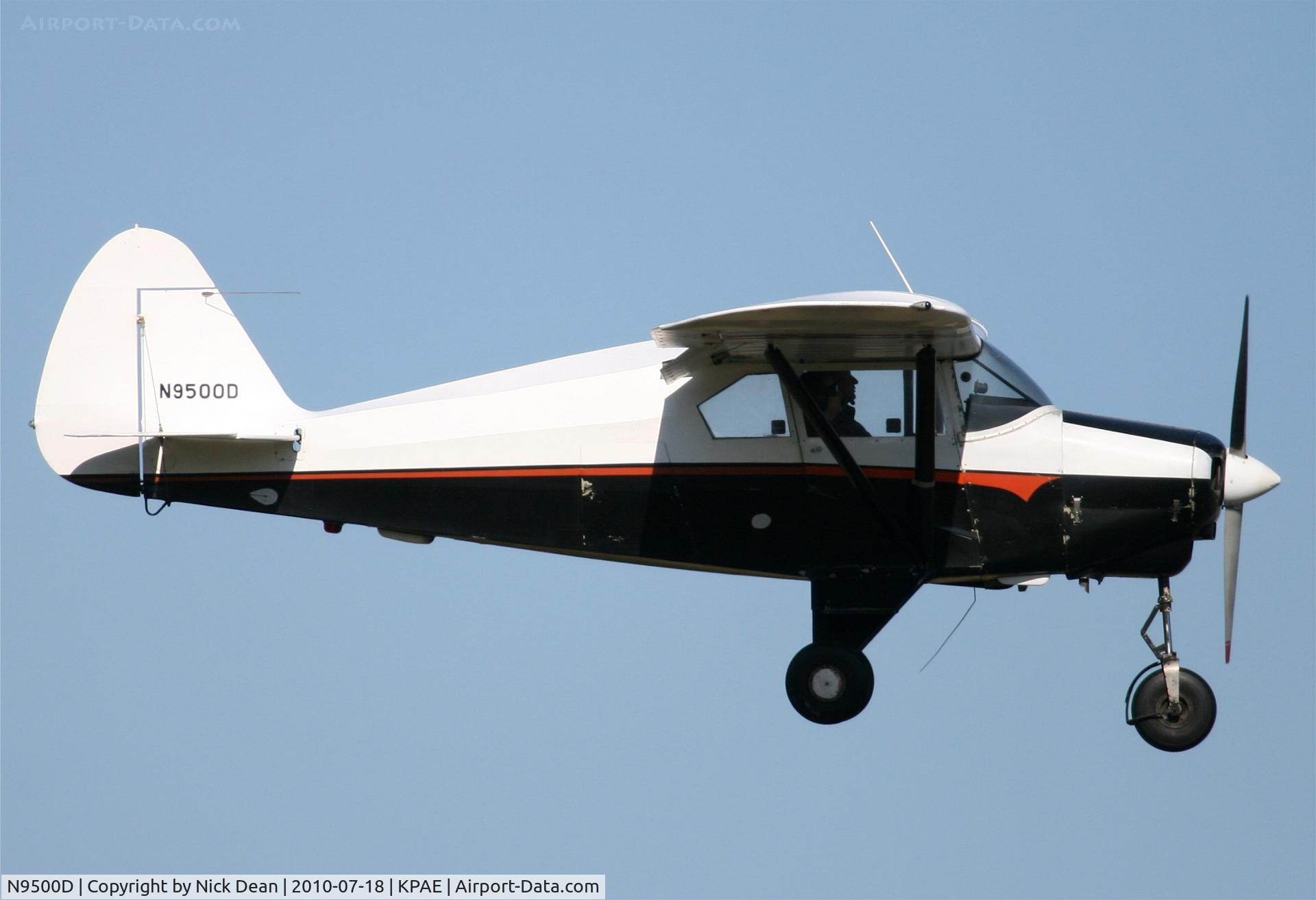 N9500D, 1958 Piper PA-22-160 Tri Pacer C/N 22-6415, KPAE