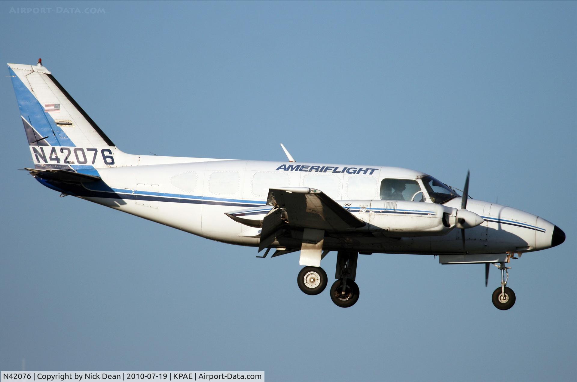 N42076, 1974 Piper PA-31-350 Chieftain C/N 31-7405209, KPAE