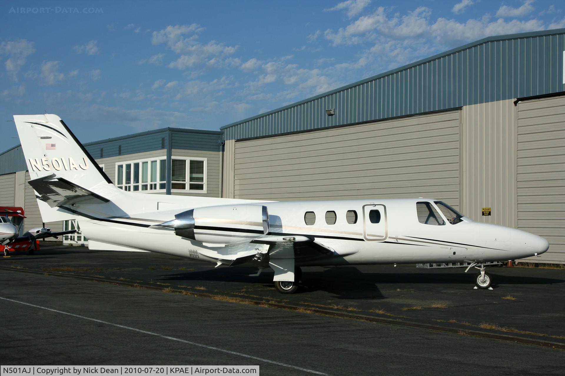 N501AJ, 1978 Cessna 501 Citation I/SP C/N 501-0059, KPAE
