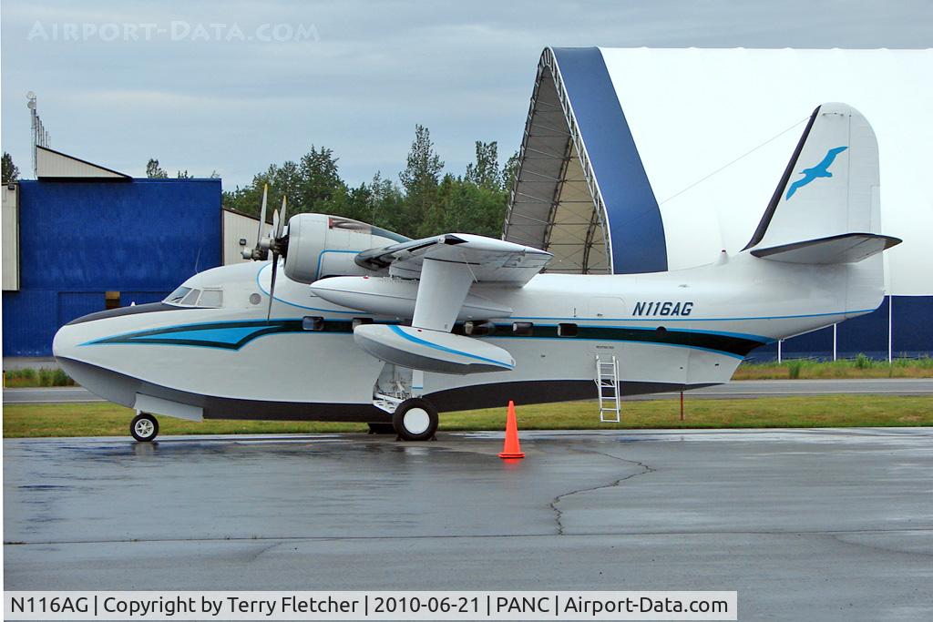 N116AG, 1955 Grumman HU-16C Albatross C/N G-214, 1955 Grumman HU-16C, c/n: 17164 at Anchorage
