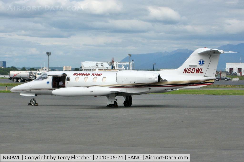 N60WL, 1981 Gates Learjet Corp. 35A C/N 382, 1981 Gates Learjet Corp. 35A, c/n: 382 at Anchorage