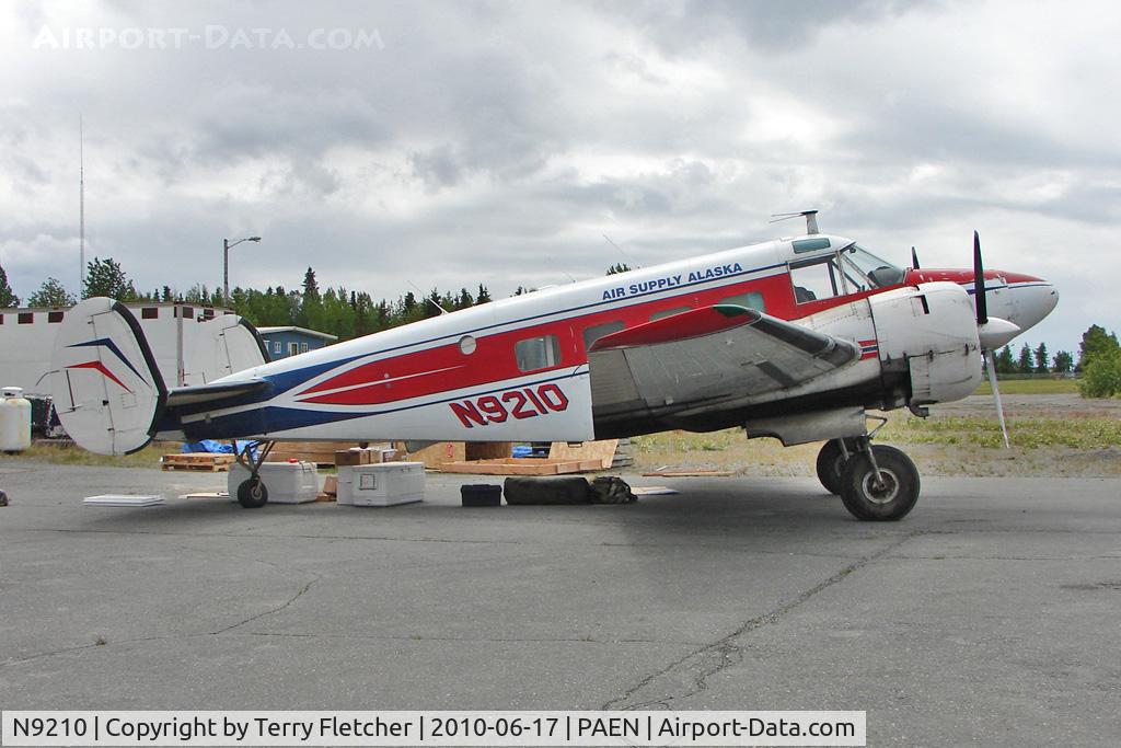 N9210, 1959 Beech G18S C/N BA-472, 1959 Beech G18S, c/n: BA-472 of Air Supply Alaska at Kenai