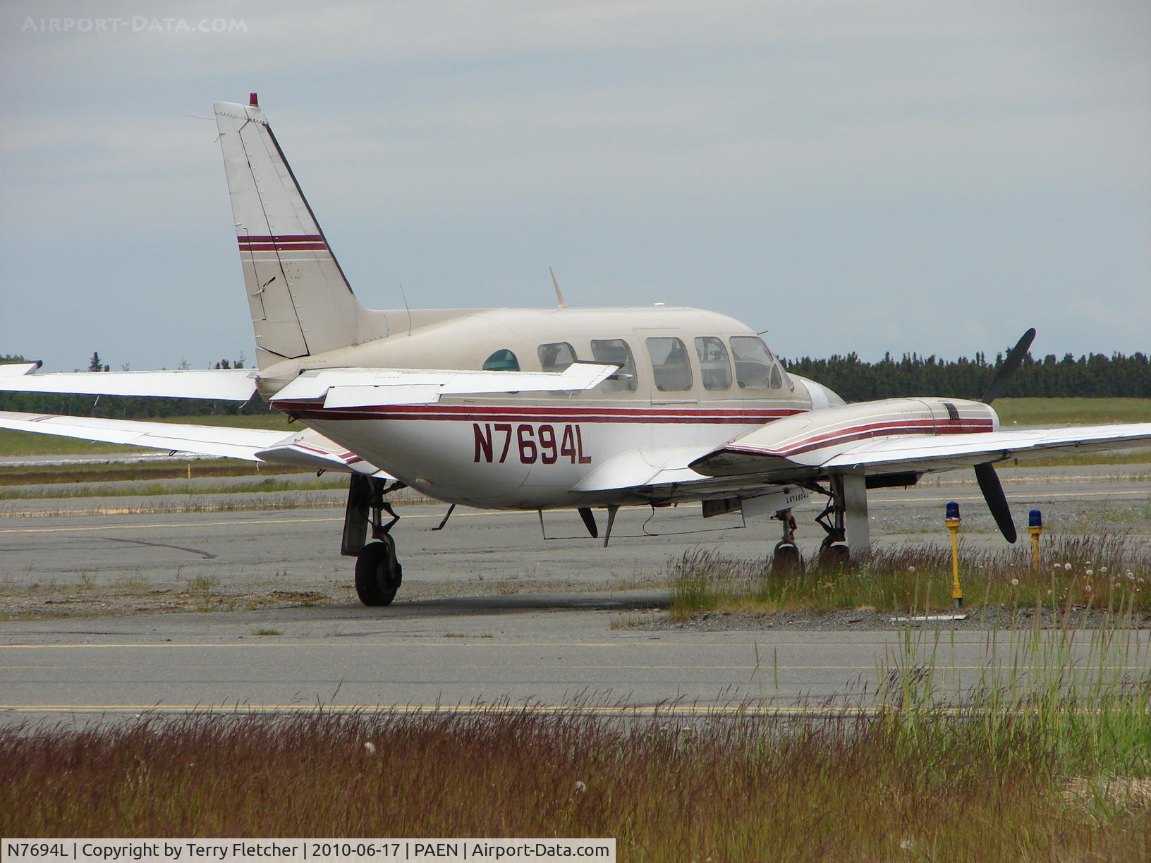 N7694L, 1973 Piper PA-31-350 Chieftain C/N 31-7305024, 1973 Piper PA-31-350, c/n: 31-7305024 at Kenai