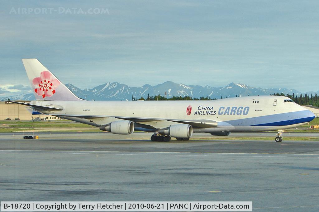 B-18720, 2005 Boeing 747-409F/SCD C/N 33733, China Airlines Cargo Boeing 747-409F (SCD), c/n: 33733 at Anchorage