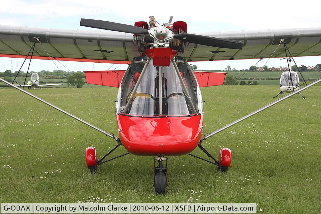G-OBAX, 2001 Thruster T600N 450 JAB C/N 0051-T600N-053, Thruster T600N 450 JAB at Fishburn Airfield in June 2010.