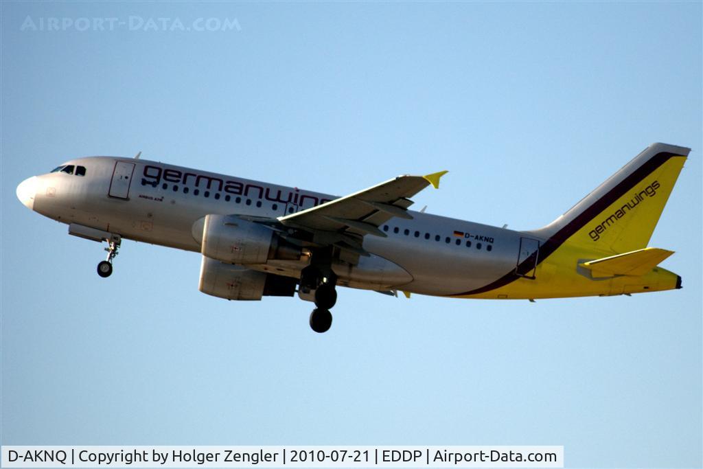 D-AKNQ, 2000 Airbus A319-112 C/N 1170, Take off for the morning trip to Stuttgart.