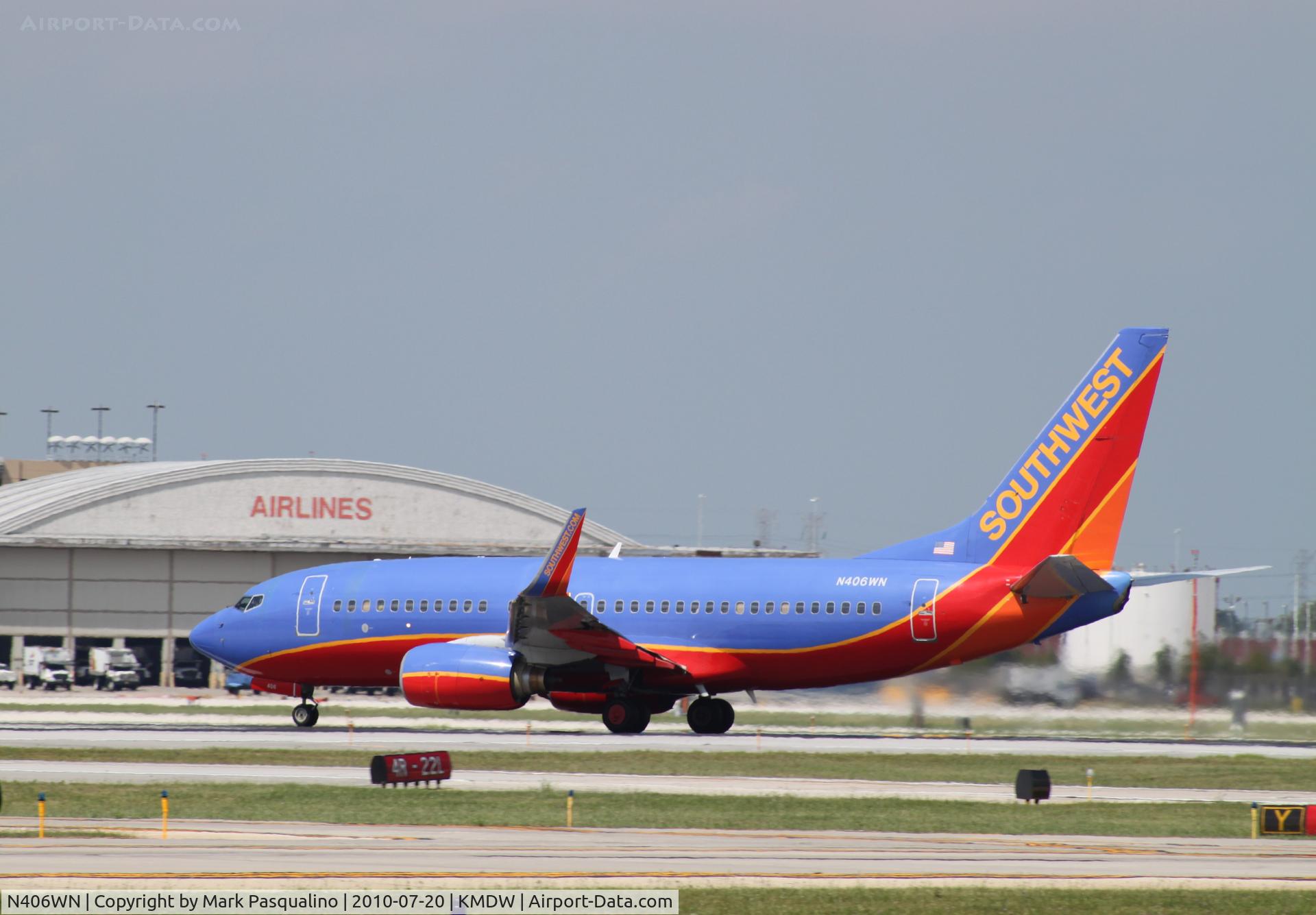 N406WN, 2001 Boeing 737-7H4 C/N 27894, Boeing 737-700