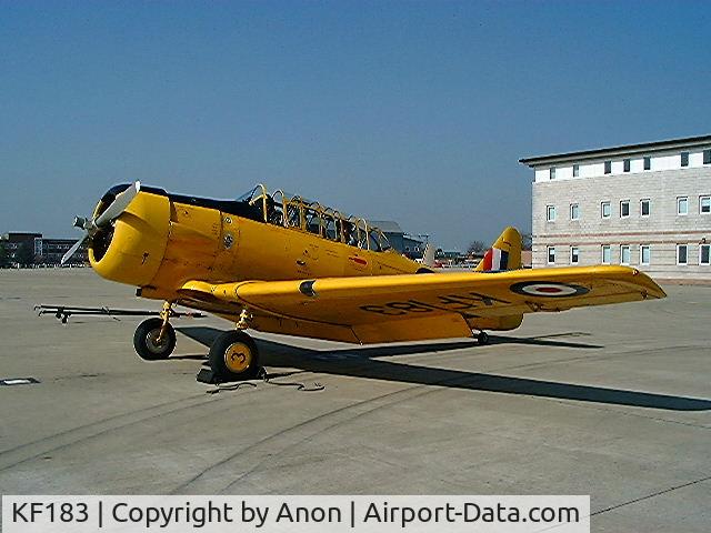 KF183, 1944 Noorduyn AT-16 Harvard IIB C/N 14A-1884, Based at Boscombe Down. UK