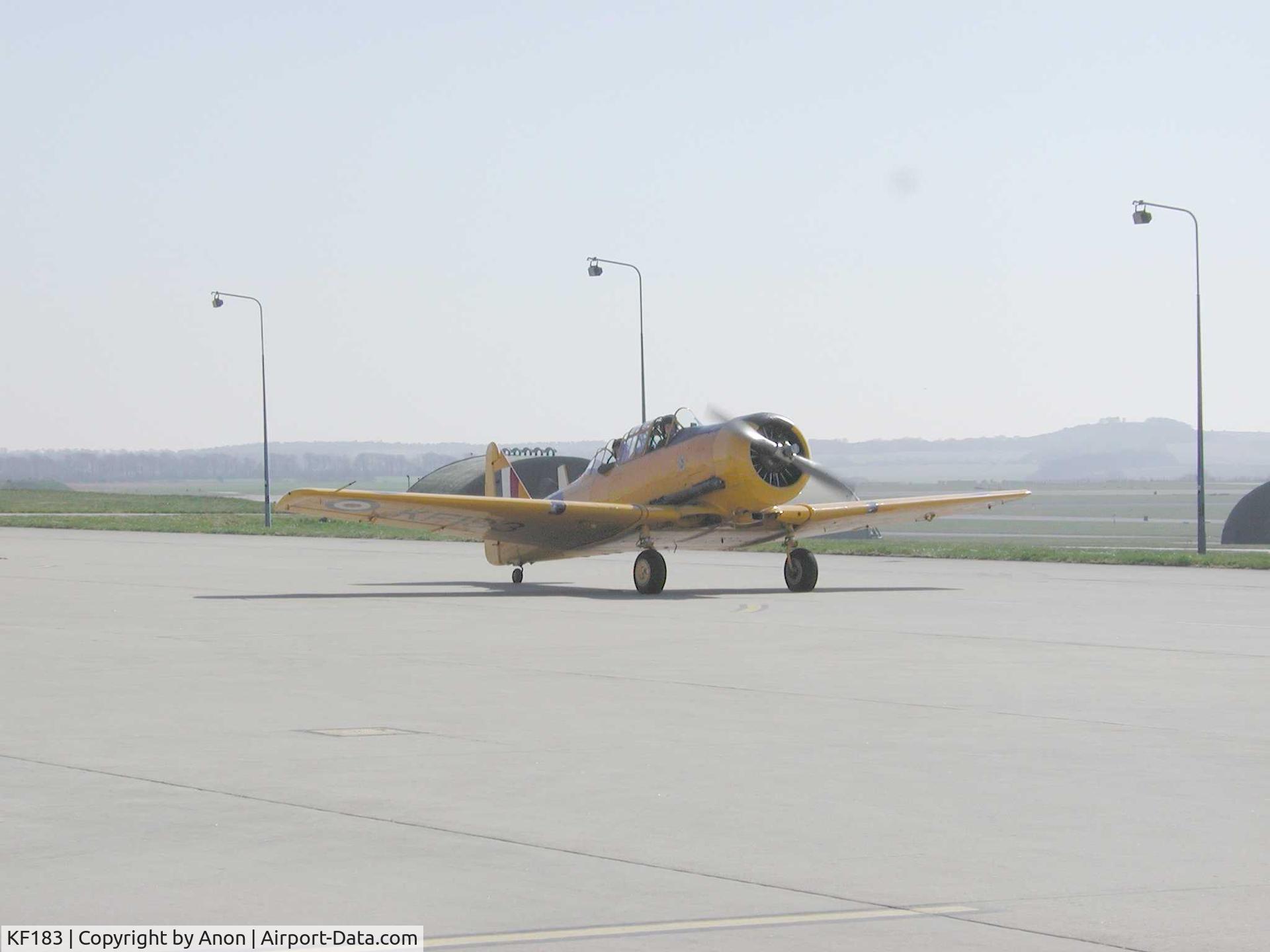 KF183, 1944 Noorduyn AT-16 Harvard IIB C/N 14A-1884, Based at Boscombe Down, UK