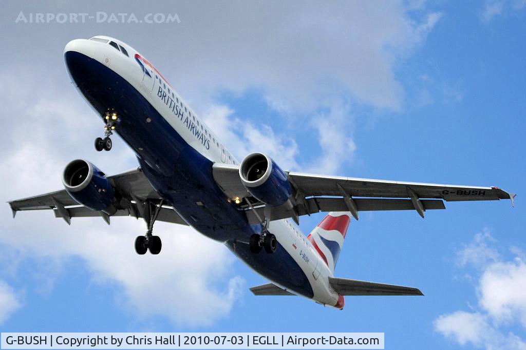 G-BUSH, 1989 Airbus A320-211 C/N 042, British Airways