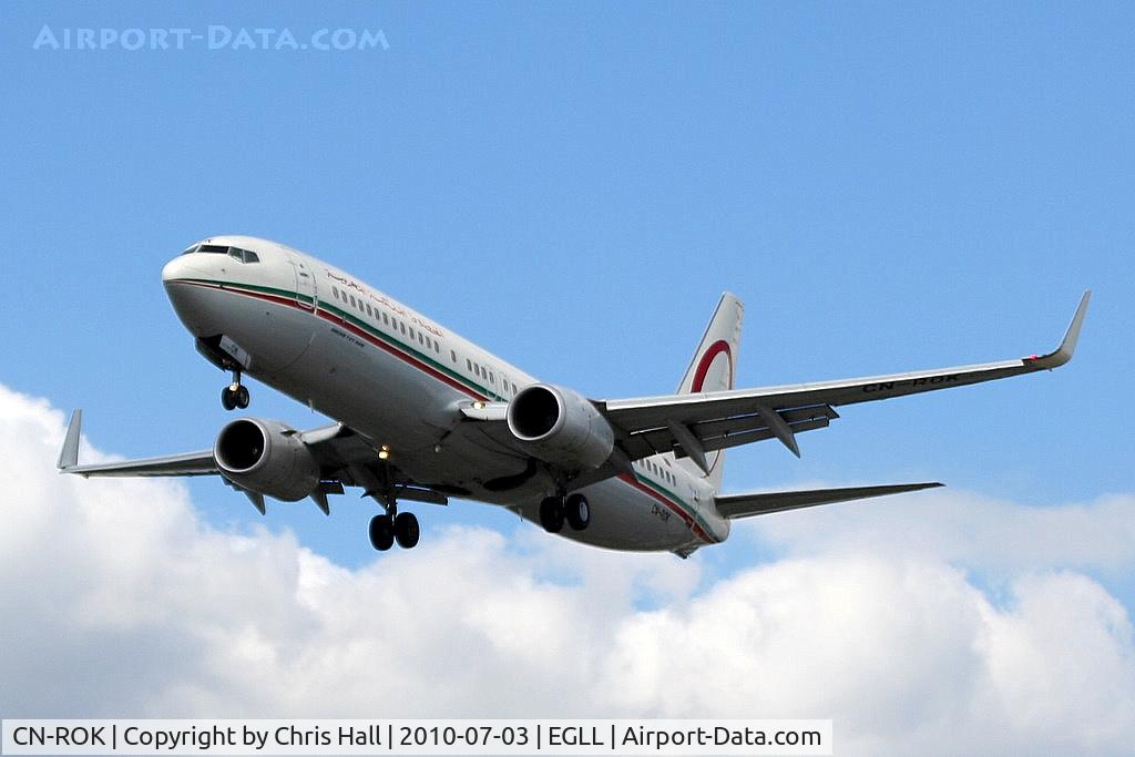 CN-ROK, 2006 Boeing 737-8B6 C/N 33064, Royal Air Maroc