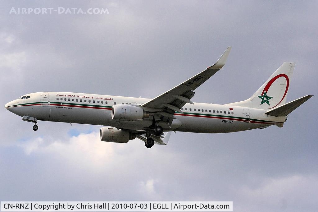 CN-RNZ, 2002 Boeing 737-8B6 C/N 33058, Royal Air Maroc