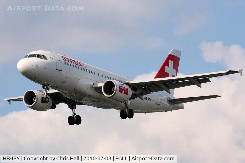 HB-IPY, 1996 Airbus A319-112 C/N 621, Swiss International Air Lines