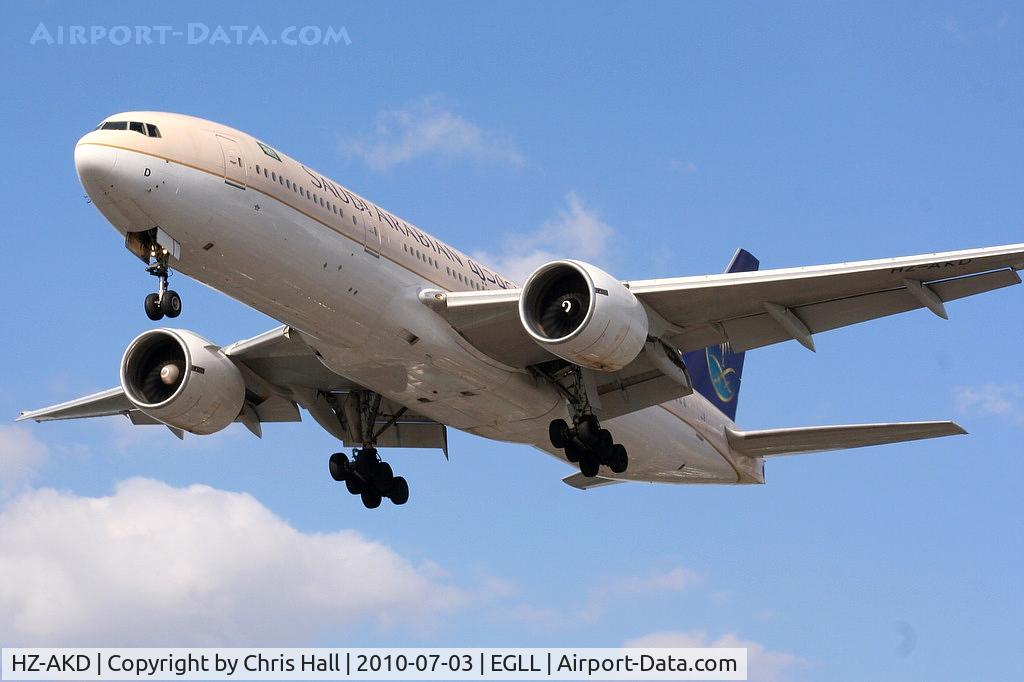 HZ-AKD, 1997 Boeing 777-268/ER C/N 28347, Saudi Arabian Airlines