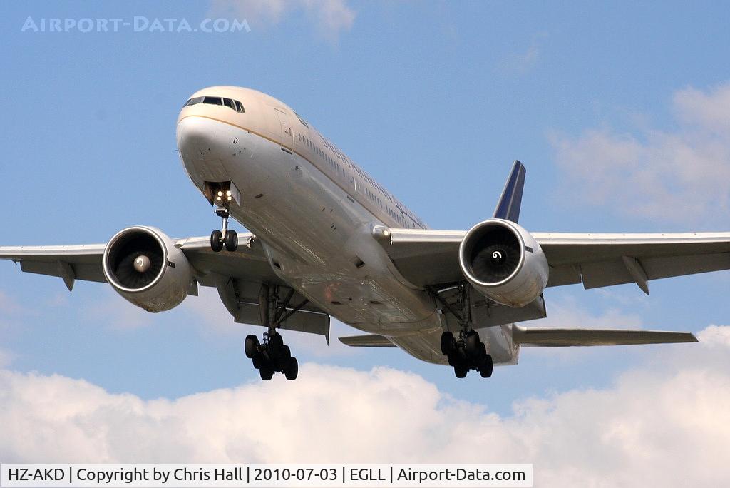 HZ-AKD, 1997 Boeing 777-268/ER C/N 28347, Saudi Arabian Airlines