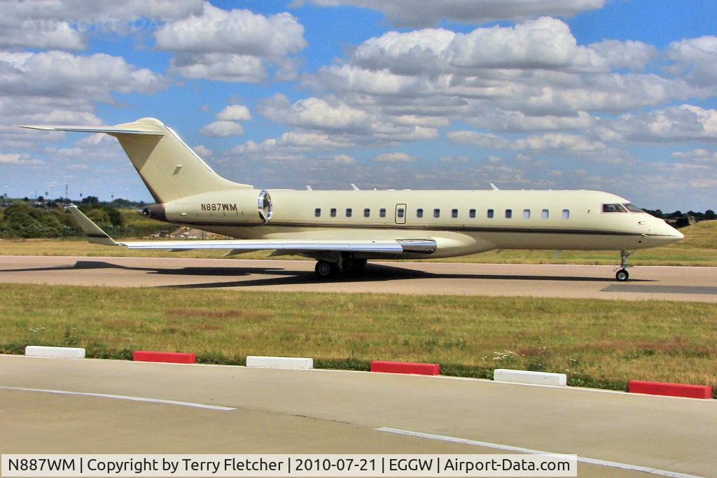 N887WM, 2008 Bombardier BD-700-1A10 Global Express C/N 9292, 2008 Bombardier BD-700-1A10, c/n: 9292 at Luton