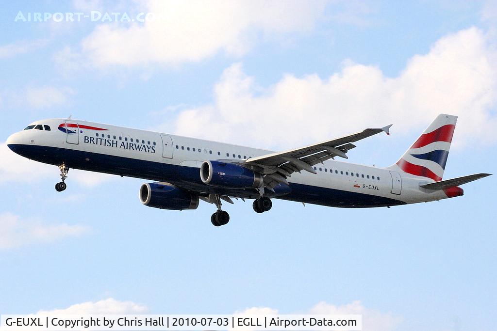 G-EUXL, 2007 Airbus A321-231 C/N 3254, British Airways