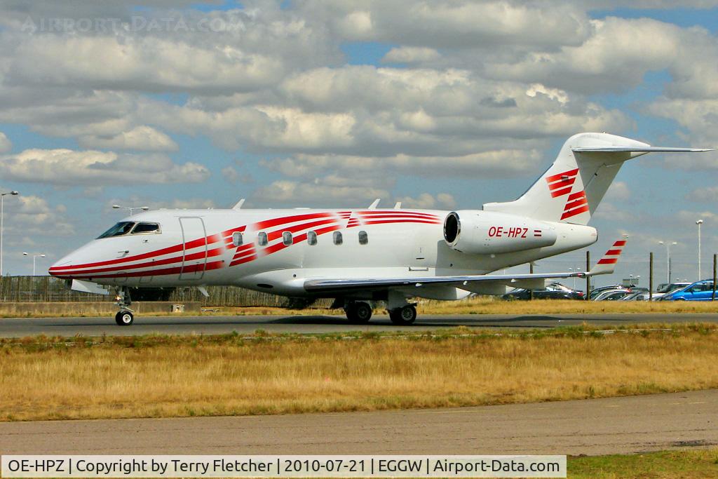 OE-HPZ, 2005 Bombardier Challenger 300 (BD-100-1A10) C/N 20047, Bombardier Inc. Canadair BD100-1A10, c/n: 20047 at Luton