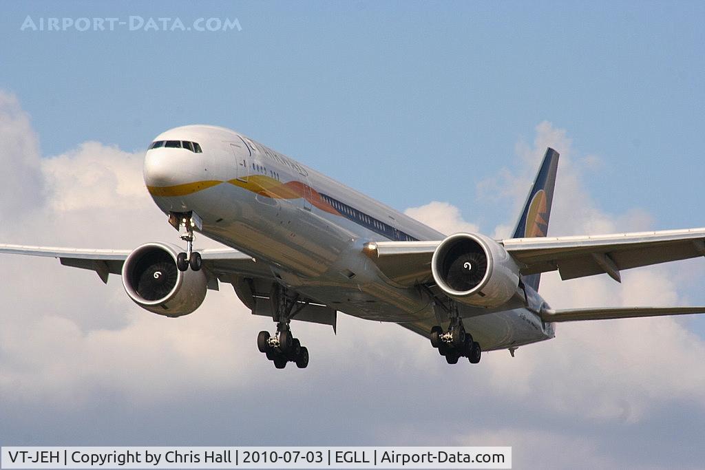 VT-JEH, 2007 Boeing 777-35R/ER C/N 35166, Jet Airways