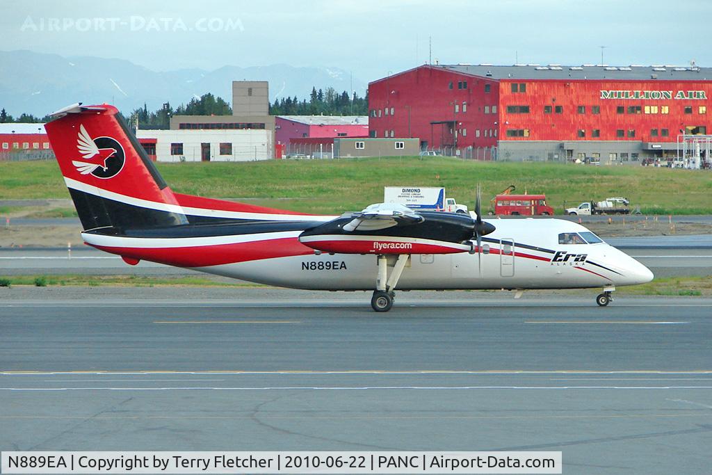 N889EA, 1992 De Havilland Canada DHC-8-106 Dash 8 C/N 322, Era Aviation 1992 Dehavilland DHC-8-106, c/n: 322 at Anchorage