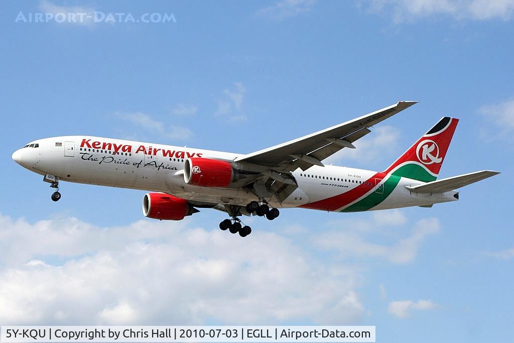 5Y-KQU, 2004 Boeing 777-2U8/ER C/N 33681, Kenya Airways