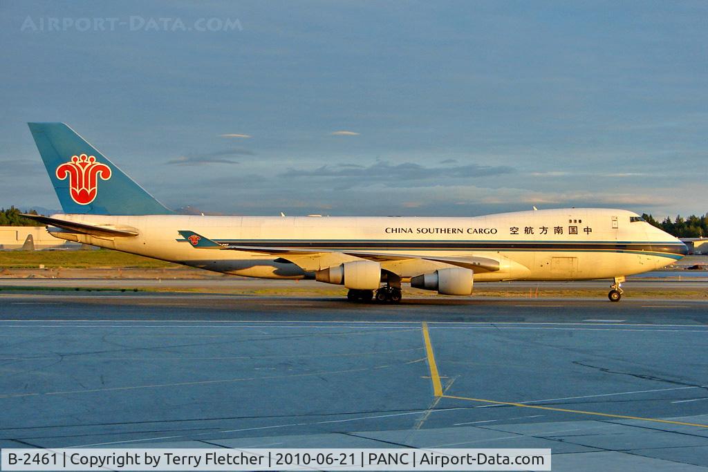 B-2461, Boeing 747-41BF/SCD C/N 32804, China Southern Cargo Boeing 747-41BF (SCD), c/n: 32804 at Anchorage