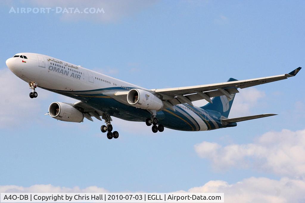 A4O-DB, 2009 Airbus A330-343 C/N 1044, Oman Air Airbus A330-343(X)