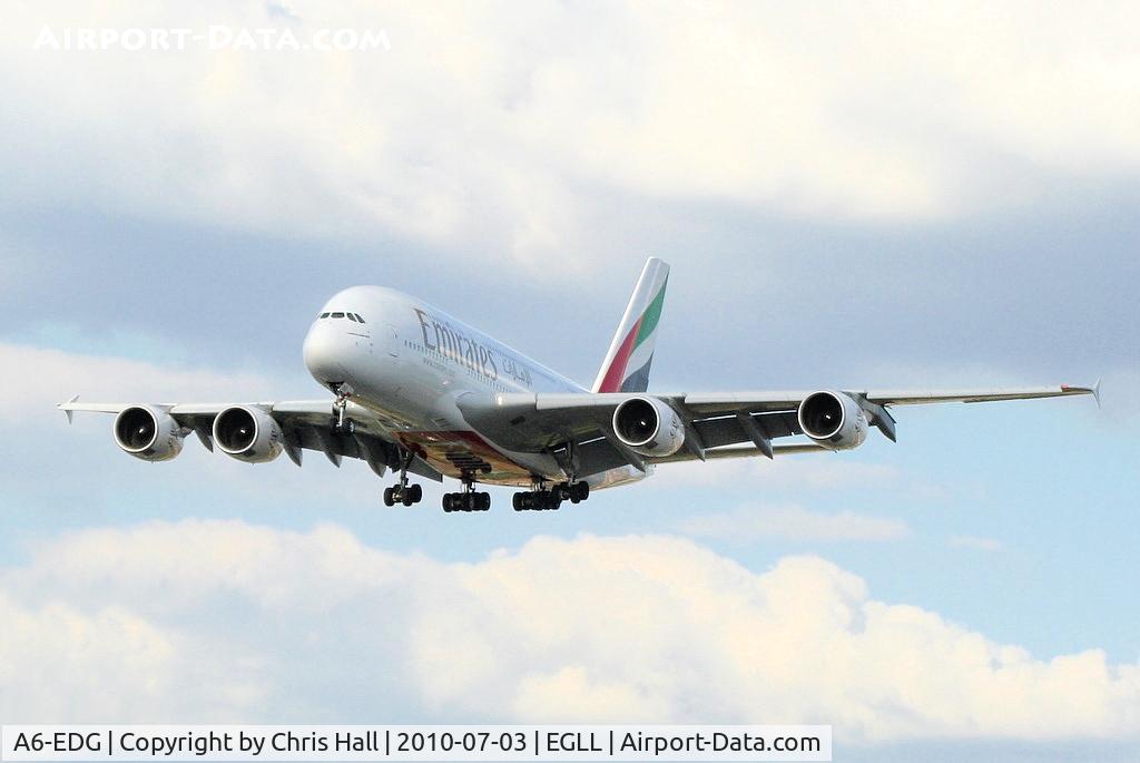 A6-EDG, 2009 Airbus A380-861 C/N 023, Emirates